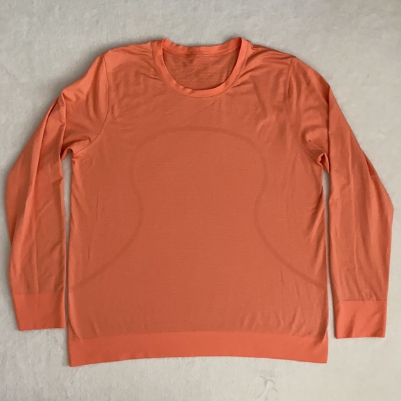 Lululemon | 2023 Swiftly Relaxed LS Seamless Shirt Sunny Coral W3FUPS (12) - Picture 4 of 15